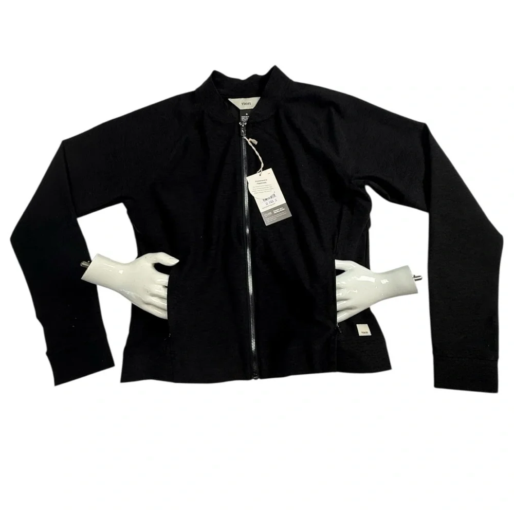 NWT Vuori Elevation Track Jacket‎ Black Medium